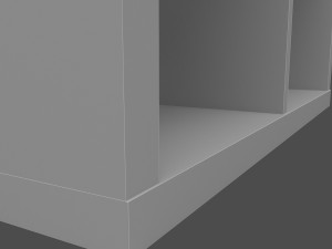 kallax shelving unit 3D मॉडल