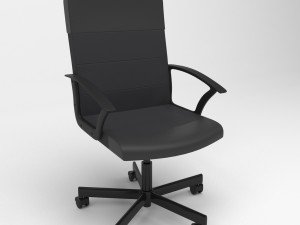 renberget desk chair Model 3D