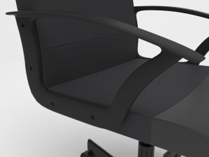 renberget desk chair Model 3D