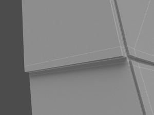 renberget desk chair Model 3D