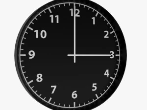 bondis wall clock 3D Model