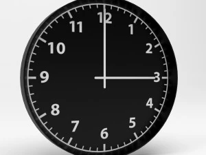 bondis wall clock 3D Model