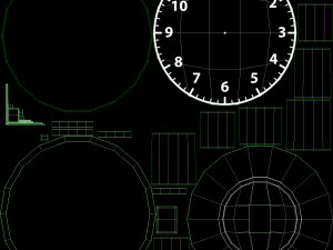bondis wall clock 3D Model