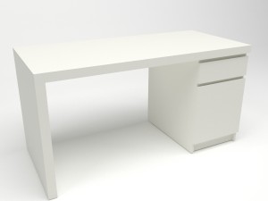 malm desk Modelo 3D