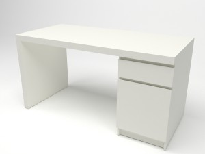 malm desk Modelo 3D