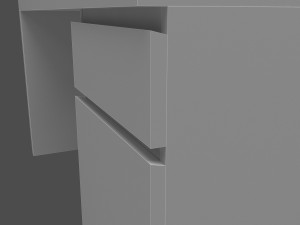 malm desk Modelo 3D