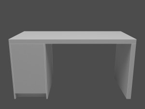 malm desk Modelo 3D
