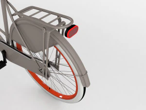 grandma bike omafiets 3D Model
