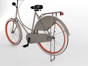 grandma bike omafiets 3D Model