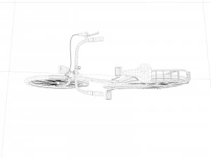 grandma bike omafiets 3D Model