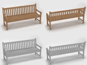 garden furniture collection 3D Model