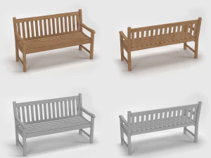 garden furniture collection 3D Model