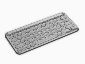 logitech k380 3Dモデル
