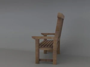 outdoor bench 3D Model