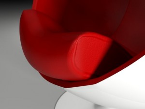round chair Modelo 3D
