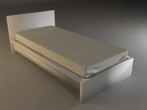 malm bed 3D Model