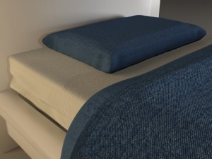 malm bed Modèle 3D