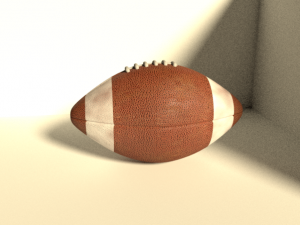 american football ball Modello 3D
