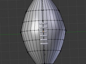 american football ball Modello 3D