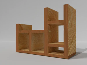 estante de pared Modelo 3D