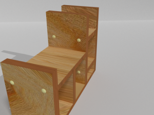 wall shelf 3D मॉडल