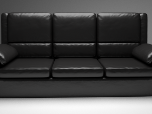 leather sofa 3D मॉडल