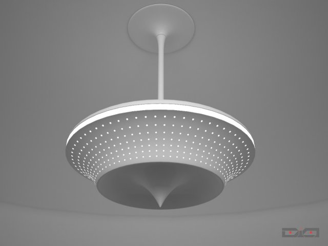 ceiling lamp ufo design 3D-Modell .c4d .max .obj .3ds .fbx .stl .blend 