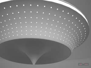 ceiling lamp ufo design 3D-Modell