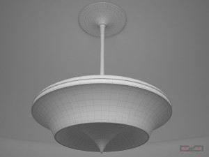 ceiling lamp ufo design 3D-Modell