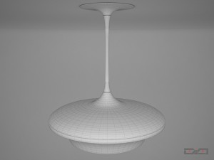 ceiling lamp ufo design 3D-Modell