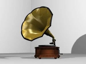 граммофон 3D Модель