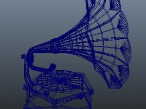 gramophone 3D 模型