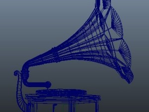 gramophone 3D 模型