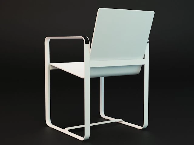 neutra armchair 3D Model .c4d .max .obj .3ds .fbx .stl .blend
