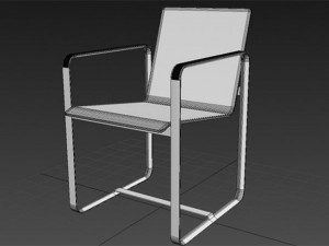 neutra armchair Modèle 3D