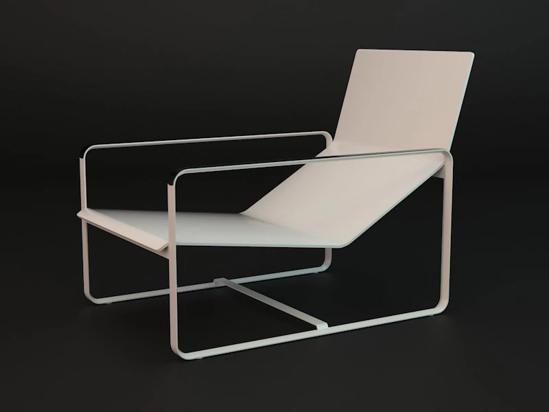 neutra easy chair 3D Model .c4d .max .obj .3ds .fbx .stl .blend