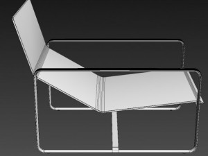 neutra easy chair 3D मॉडल