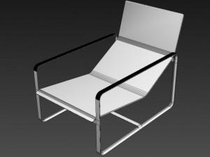 neutra easy chair 3D मॉडल