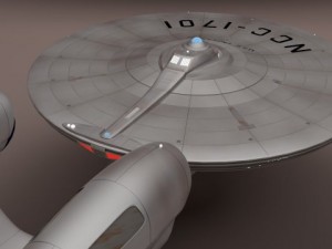 uss enterprise ncc1701 3D 모델
