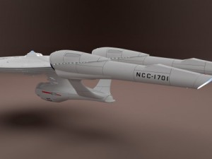 uss enterprise ncc1701 3D 모델