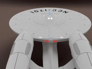 uss enterprise ncc1701 3D Model
