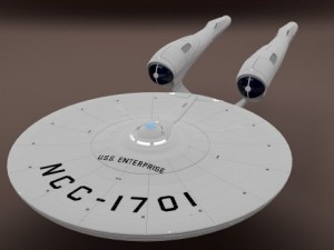 uss enterprise ncc1701 3D 모델