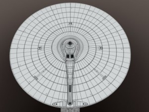 uss enterprise ncc1701 3D 모델