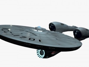 uss enterprise ncc1701 3D Model
