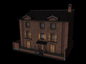 bf home 03 brick 3D मॉडल