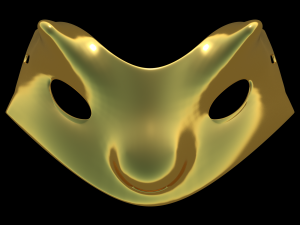 carnival mask 2 3D Model