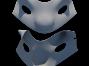 carnival mask 2 3D Model