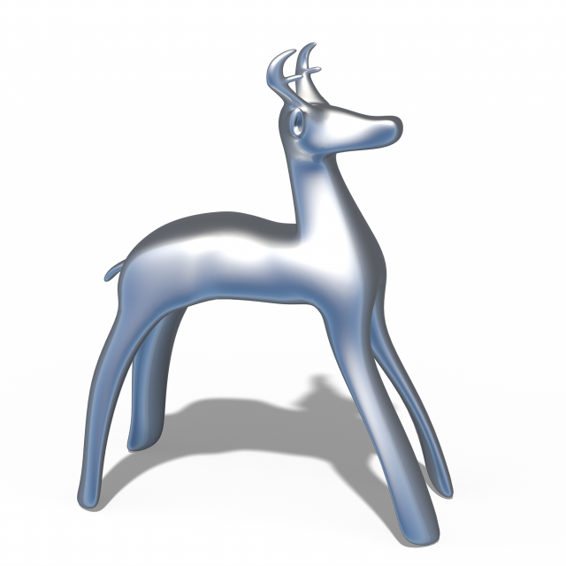 deer 2020 3D Модель .c4d .max .obj .3ds .fbx .stl .blend 