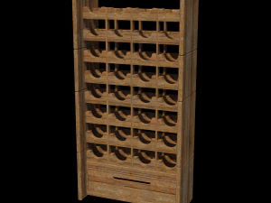 winecellarwood1 3D Модель
