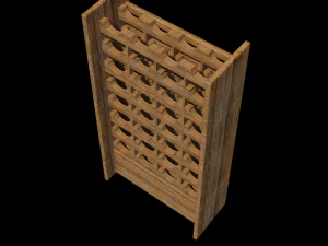 winecellarwood1 3D Model